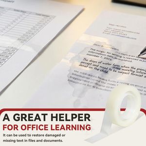 Ruban magique invisible pour corriger les erreurs de copie et de collage sans écrire à la main, idéal pour réparer les cartes de Noël et comme fournitures pour emballages cadeaux de fêtes - Product Image 4