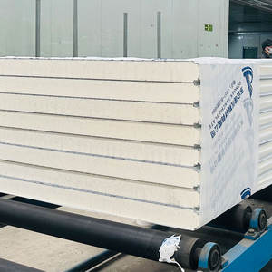 Panneaux sandwich isolés en PU pour toit avec <span class=keywords><strong>laine</strong></span> <span class=keywords><strong>de</strong></span> roche et <span class=keywords><strong>laine</strong></span> <span class=keywords><strong>de</strong></span> <span class=keywords><strong>verre</strong></span> Panneau mural <span class=keywords><strong>de</strong></span> conception industrielle Bâtiment Hôpitaux Entrepôts Chine - Product Image 6