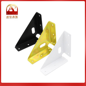 Support triangulaire en acier laminé à froid, design à angle droit de 90 degrés pour support de lit ou d'armoire - Product Image 5