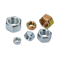 ANSI/ASME B18.2.2 Grade 2 1/4 "5/16" 3/8 "1/2" 5/8 "Galvanisation Blanc ou Jaune Couleur Pouce UNC BSW Écrou hexagonal