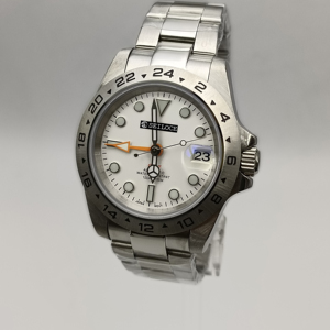 Montres mécaniques pour hommes, design élégant, prix d'usine, logo personnalisé, acier inoxydable, NH34 GMT, montre de plongée - Product Image 2