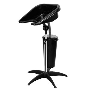 Wally Beauty - Lavabo Portátil Ecológico e Impermeable para Champú con Tanque de Agua Eléctrico y Jabón para Muebles de Salón y Barbería - Product Image 2