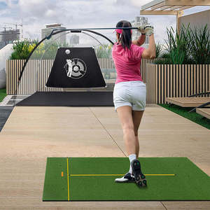 Tapis d'entraînement de golf avec trous de tee, gazon artificiel, base en caoutchouc antidérapante, durable, pour intérieur et extérieur, pour practice de golf, vente en gros, OEM - Product Image 6