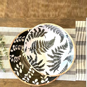 Tazón de Madera de Acacia con Forma Única para Servir Comida en la Mesa, Tazón Decorativo de Madera para Chocolate con Múltiples Colores - Product Image 5