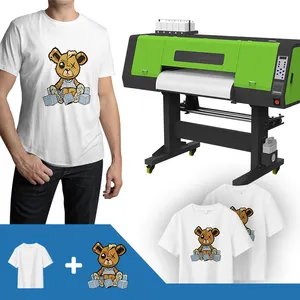 Custom DTF Printer Set Transfer 4 Heads Vinyl White Ink XP600 Machine Supplier DTF Film For A1