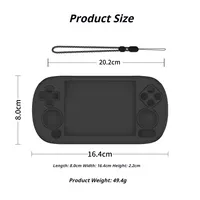 Accessoires de jeu, étui en silicone pour console Anbernic RG40XX H, étui souple, coque de protection, housse, protection anti-rayures