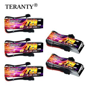 TERANTY 2S 7.6V 720mAh 80C/160C HV Lipo电池迷你四轴FPV模型无人机高压高倍率锂离子电池 - Product Image 1