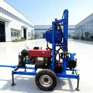 Буровая установка для водяных скважин с бензиновым/дизельным двигателем, портативная, напрямую от производителя, глубина бурения до 180 м, мини, максимальная глубина бурения 150 м - Product Image 4