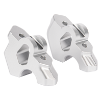 XXUN Kit braket klem peninggi setang sepeda motor, adaptor ekstensi tinggi untuk BMW R1300GS 2024-2025