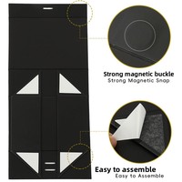 Boîte cadeau rigide personnalisée, écologique, recyclable, pliable, avec fermeture magnétique, pour l'expédition, avec ruban et nœud, pour bougies, cadres photo