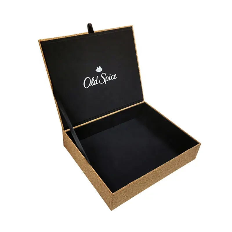 Book shape nice design wood grain special paper dress clothing gift delivery magnetic box packaging