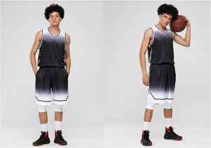 เสื้อบาสเก็ตบอลสำหรับทุกเพศกางเกงขาสั้นเต็มตัวแห้งเร็วและระบายอากาศได้ดีสำหรับผู้ใหญ่ผู้ชายผู้หญิงเด็กสำหรับกีฬาฤดูร้อน - Product Image 2