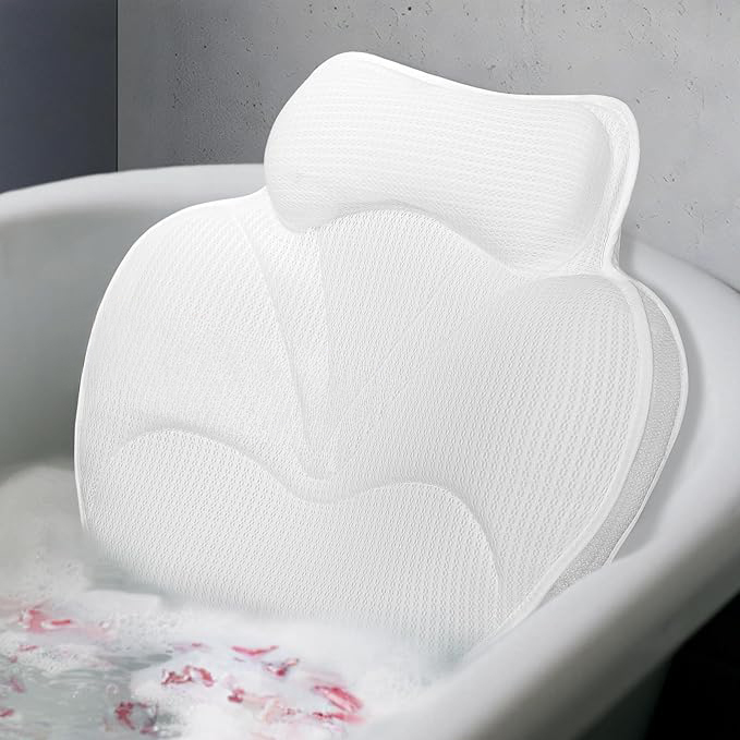Non Slip Mesh Bath Pillow with