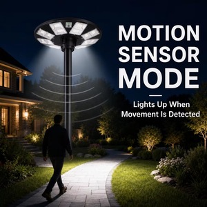 Nuevo estilo UFO LED Luz de calle con energía solar Gran angular Luces de calle solares al aire libre para Road Yard <span class=keywords><strong>Piazza</strong></span> - Product Image 4