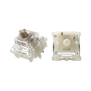 GATERON <span class=keywords><strong>5</strong></span> Pin Tùy Chỉnh MX Tuyến Tính RGB SMD Tự Làm Hotswap Cơ Khí Chơi Game 35 Chiếc Mỗi Gói Công Tắc Bàn Phím Racoon Cho Bé - Product Image 1