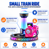 Nouvelles manèges pour enfants à monnayeur, balançoire électrique en fibre de verre, petit train, machine de jeu pour enfants