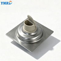 Siphon de sol carré en acier inoxydable SUS304, finition miroir, anti-odeur, anti-insectes, drainage rapide, siphon de douche invisible, au meilleur prix