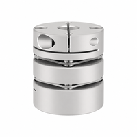Accouplement flexible à double diaphragme en alliage d'aluminium personnalisable, rainure de 20 mm, 19000 tr/min pour l'automatisation industrielle