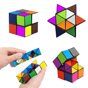 Cầm Tay Thần Tài Đồ Chơi 3D Vô Hạn Có Thể Gập Lại Chuyển Biến Hình Học Câu Đố Sao <span class=keywords><strong>Cube</strong></span> Ma Thuật <span class=keywords><strong>Cube</strong></span> Set Cho Trẻ Em Và Người Lớn - Product Image 2