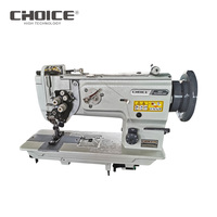Machine à coudre à point droit à double aiguille à alimentation composée Choice GC-1565 avec barre à aiguille fendue