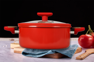 Ensemble de casseroles TKM-8037 Prosperous Red, ensemble de casseroles de cuisine antiadhésives pour la cuisine à domicile - Product Image 6