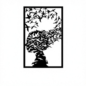 Cuadro Abstracto TTT012 de Acero Inoxidable con Diseño Rectangular y Patrón Irregular para Decoración de Pared, Ideal para Regalo de Inauguración - Product Image 1