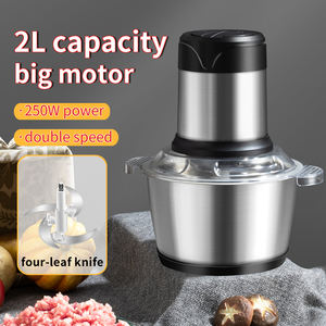 Hachoir à légumes et viande entièrement en cuivre, petit hachoir électrique multifonction pour la maison - Product Image 2