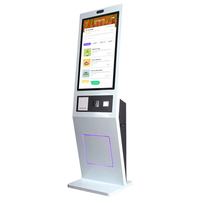 Kiosque de libre-service haute vitesse avec écran tactile HD pour système de billetterie d'hôpital, de banque et de restaurant