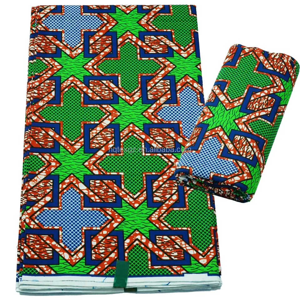 Vente en stock de cire véritable 100% coton de haute qualité à motif hollandais Afrique tissu néerlandais cire textile