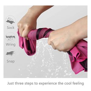 30x100cm Cooling <b>Towel</b> Set Sports Yoga Fitness Travel Leisure Neck <b>Wrap</b> Quick Activation Design - Product Image 2