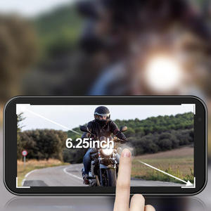 Chất Lượng Cao Kép Bt Có Dây Điều Khiển Trong Di Động Xe Máy Màn Hình 4K Máy Ảnh Ghi Âm IP67 Không Dây <span class=keywords><strong>Android</strong></span> Tự Động Xe Máy Carplay - Product Image 3