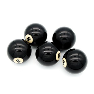 Juego <span class=keywords><strong>de</strong></span> Bolas <span class=keywords><strong>de</strong></span> <span class=keywords><strong>Billar</strong></span> <span class=keywords><strong>de</strong></span> Resina Premium Negras Número <span class=keywords><strong>8</strong></span> <span class=keywords><strong>de</strong></span> 2-1/4" (57,2 mm), 16 Piezas - Product Image 3