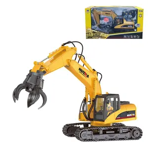 Hot Verkoop Afstandsbediening Auto Speelgoed Simulatie Model Speelgoed Bulldozer Metaal Met Geschenkdoos