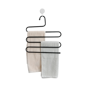 Colgador multifuncional de acero inoxidable para pantalones en forma de S, organizador de ropa, estante para pantalones - Product Image 2