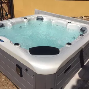 Sunrans Luxus-Whirlpool 6-Personen-Whirlpool Whirlpool im Freien mit Düsen massage