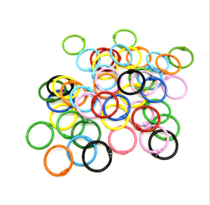 Llavero de carpeta de metal colorido macarrón de 30mm con precio de <span class=keywords><strong>descuento</strong></span> de alta calidad - Product Image 2