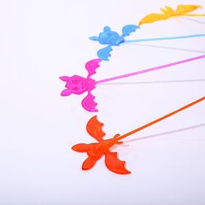 Jouets personnalisés - Chauves-souris collantes colorées pour Halloween, jouets farfelus en gel souple, gadgets anti-stress à presser - Product Image 5