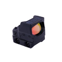 Optique Robuste et Compacte 1X à Point Rouge 28x19mm 9x Vision Diurne 2x Vision Nocturne Luminosité IP67 Étanche Légère Durable Tactique