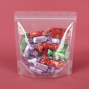 Bolsa de mylar de plástico transparente al <span class=keywords><strong>por</strong></span> <span class=keywords><strong>mayor</strong></span>, <span class=keywords><strong>bolsas</strong></span> resellables personalizadas, bolsa de pie de 4OZ, paquete <span class=keywords><strong>doy</strong></span> de grado alimenticio, embalaje de dulces - Product Image 5