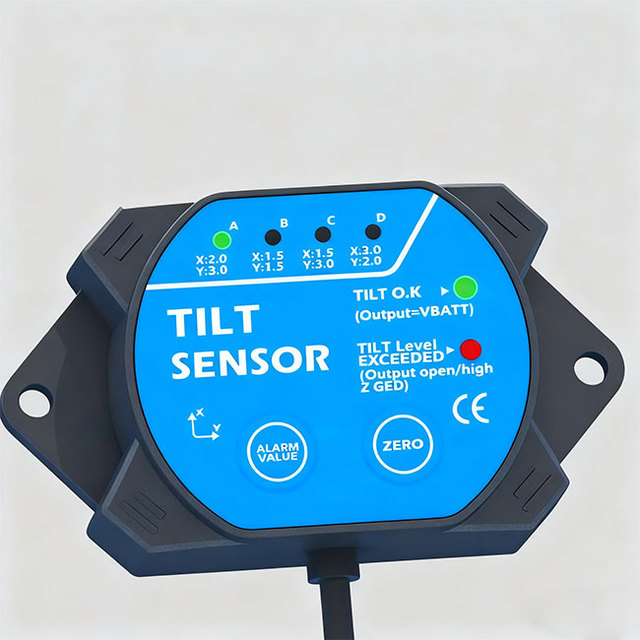 Industrial Inclinometer Tilt Angle Sensors  High Precision Inclinometer for Industrial Position Monitoring DL-TIL01
