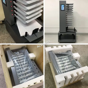 Collecteur de papier à alimentation pneumatique 20 bacs Machine automatique d'assemblage de feuilles de papier avec fabricant de livrets et tondeuse Machine à assembler le papier - Product Image 4