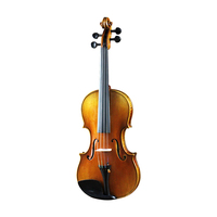 Handcrafted Student Violin | Quality Spruce & Maple, Durable Ebony Parts | Clear Resonance for Music Learners