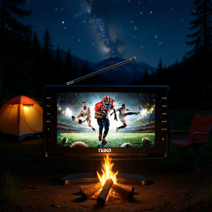 Reproductor Multimedia Digital Portátil NAXA con Pantalla LED HD 1080p de 10 Pulgadas, Entrada HDMI, para Uso en Exteriores y Camping - Product Image 2