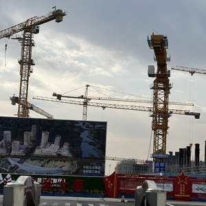 Grue à tour à plateau plat DAHAN QTZ500(8530) de 25 tonnes avec PLC et moteur, élévateur de chantier lourd, portée de 85 m, à vendre - Product Image 6