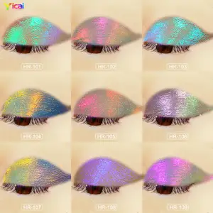 Grado cosmético Aurora camaleón Color Shift polvo cromo espejo mágico efecto Mica polvo pigmento para brillo de labios