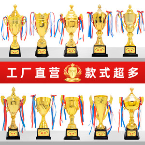 Metal <b>Trophy</b> Awards <b>Engraving</b> Customizable For Employee Recognition Annual Meeting Gifts Durable Business Prize - Product Image 2