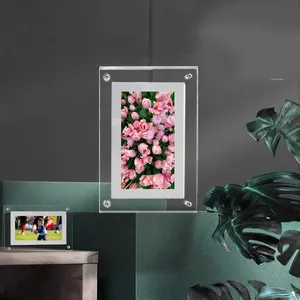 New Style 7 Inch Hd Advertising Media Player Acrylic Digital Photo Frame 2GB Video Picture Frame