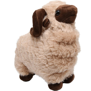 4121 Peluche de <span class=keywords><strong>Cabra</strong></span> Realista y Esponjoso de 25 cm de Altura <span class=keywords><strong>con</strong></span> <span class=keywords><strong>Cuernos</strong></span> Marrones, Muñecos Suaves para Abrazar, Regalos de Año Nuevo para Niños, Peluche de <span class=keywords><strong>Cabra</strong></span> - Product Image 2
