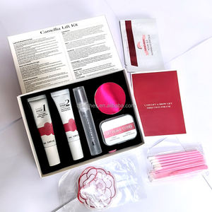 Özel etiket Keratin kirpik kaldırma kamelya 2 in 1 kaş laminasyon Vegan kirpik perma seti adım 1 2 kamelya kirpik yükseltme kiti - Product Image 6
