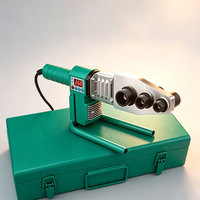 Máquina de Fusión de Tuberías de Plástico Eléctrica Portátil de Alta Calidad, PPR PE PB 20-63mm 1200W, Fusora de Enchufes con Pantalla Digital